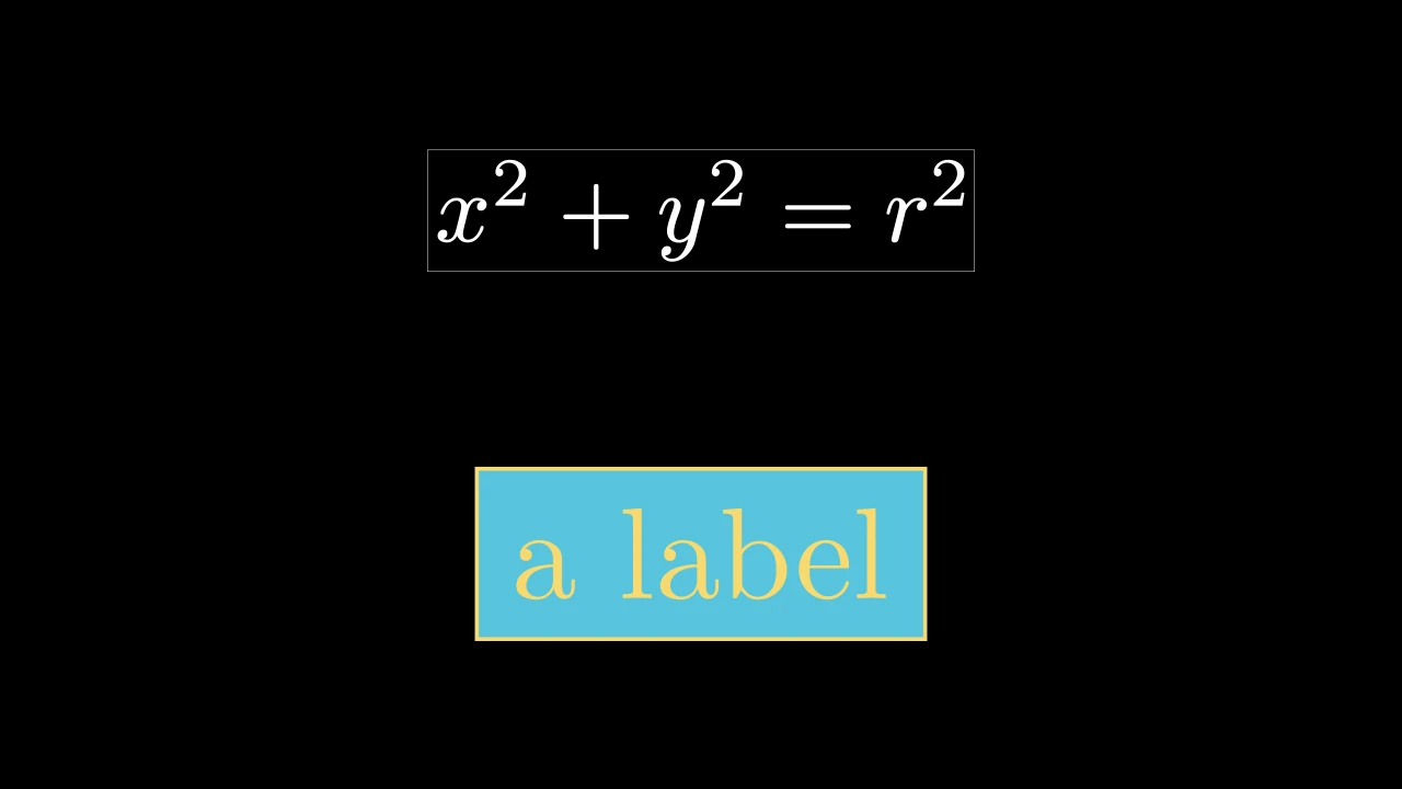 LabelExample