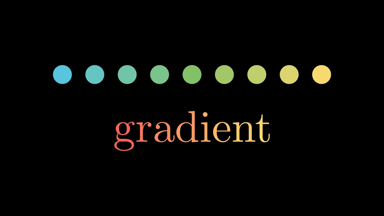 MobjectSetColorByGradientExample